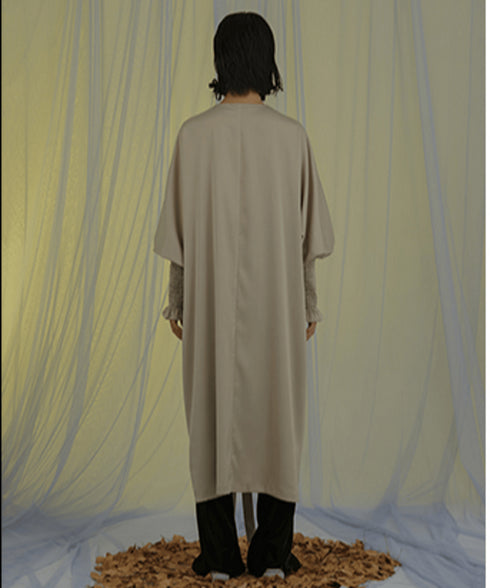Drape Belted Deep V Cardigan